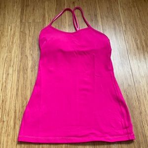 Lululemon Power Y Hot Pink Workout Tank Top 4